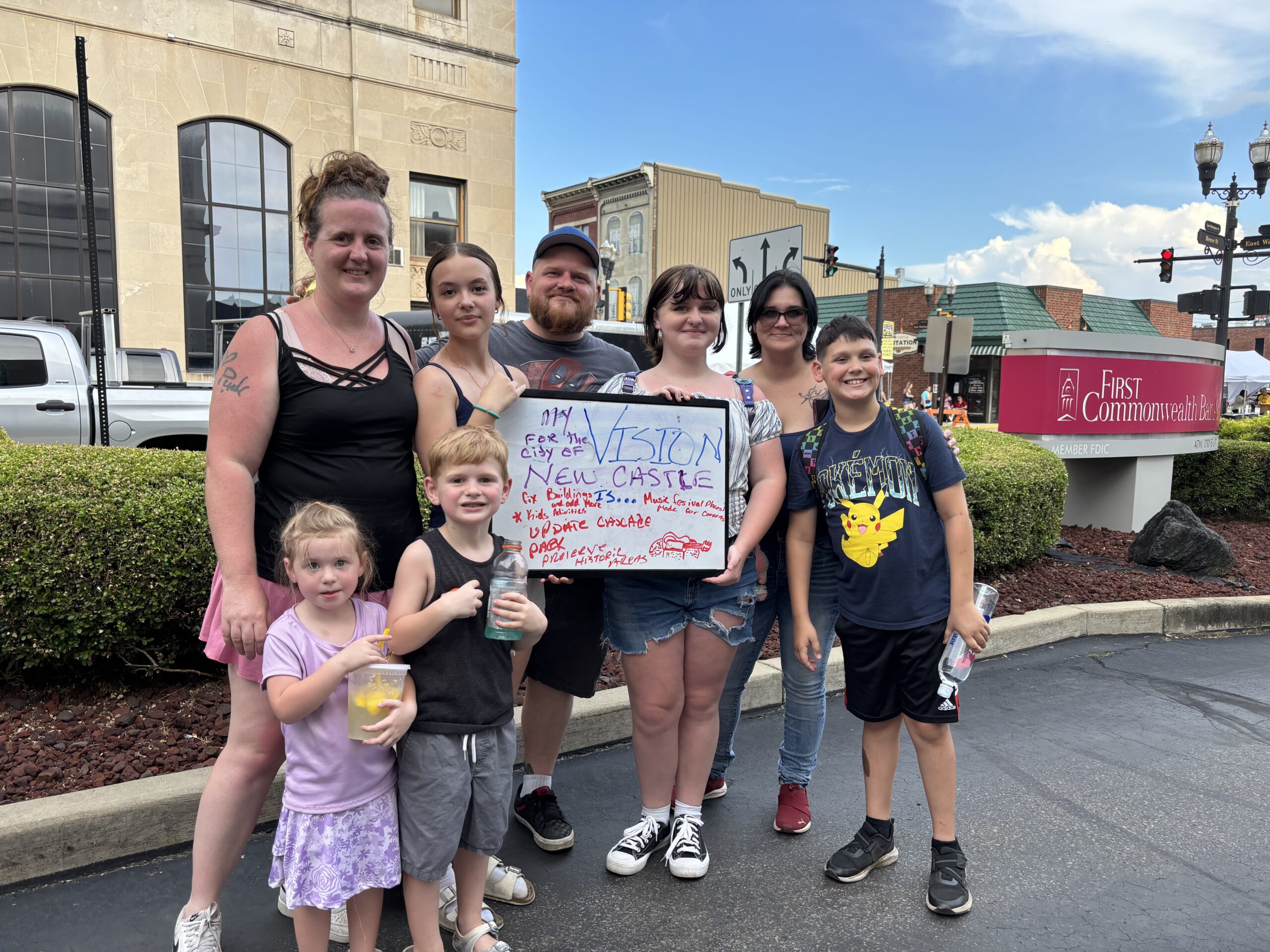 A New Castle family sharing its vision for the community